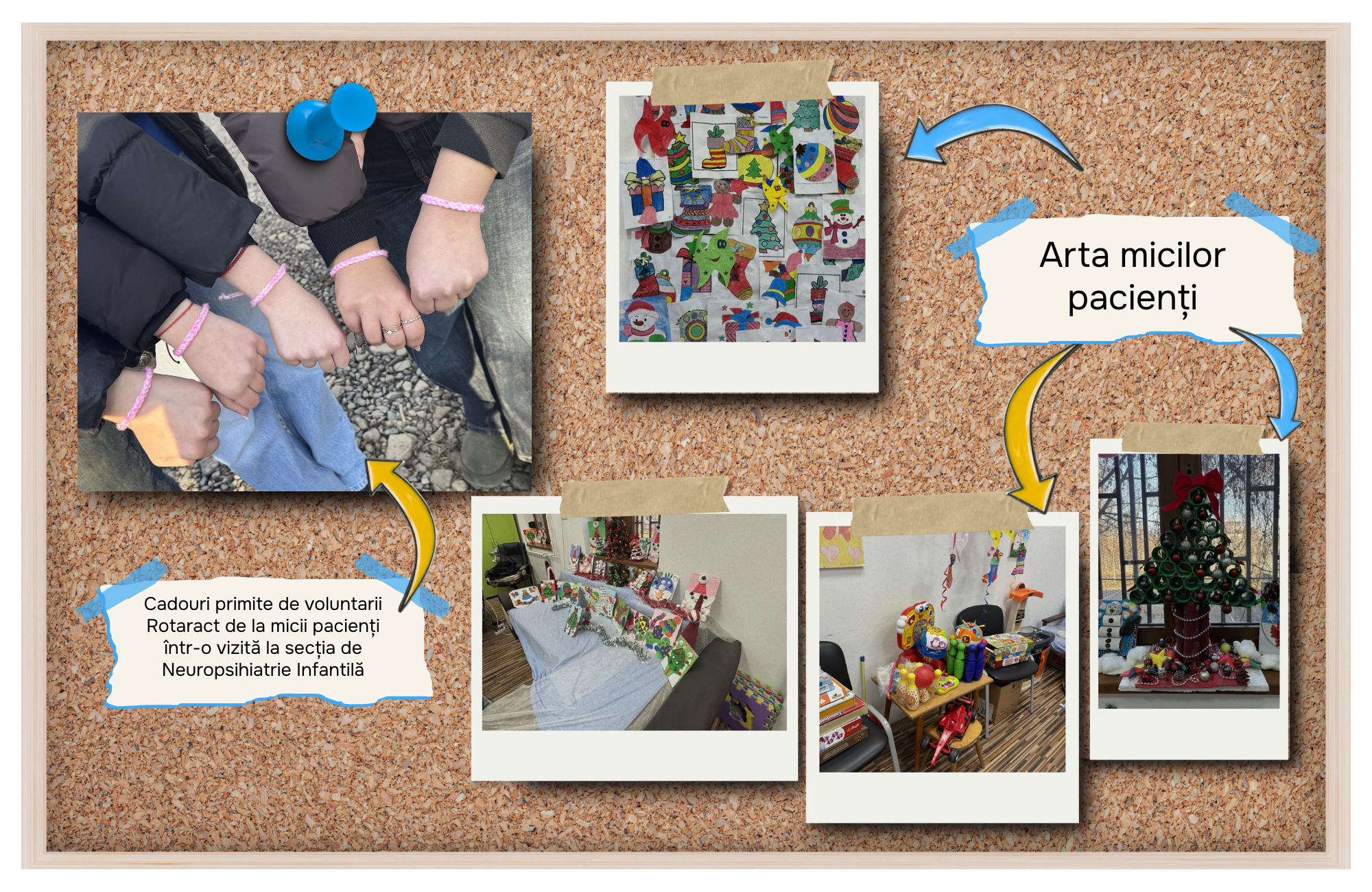 Panourile de plută cu cauzele Cursei de Rățuște